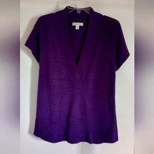 Coldwater Creek Purple Sweater/Vest S 6-8